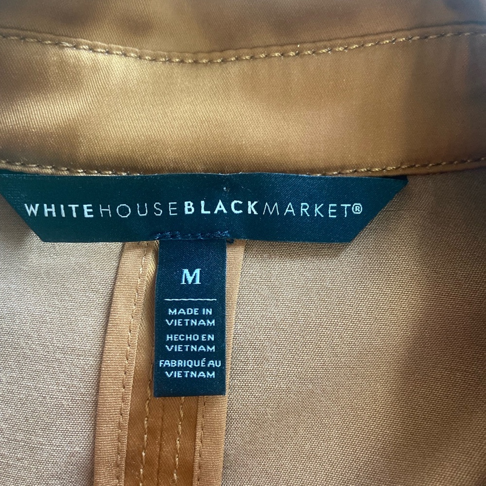 White House Black Market Brown Utility Jacket - Picture 2 of 13